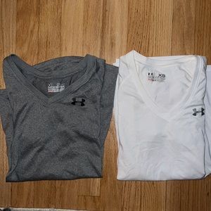 2 under armor shirts!